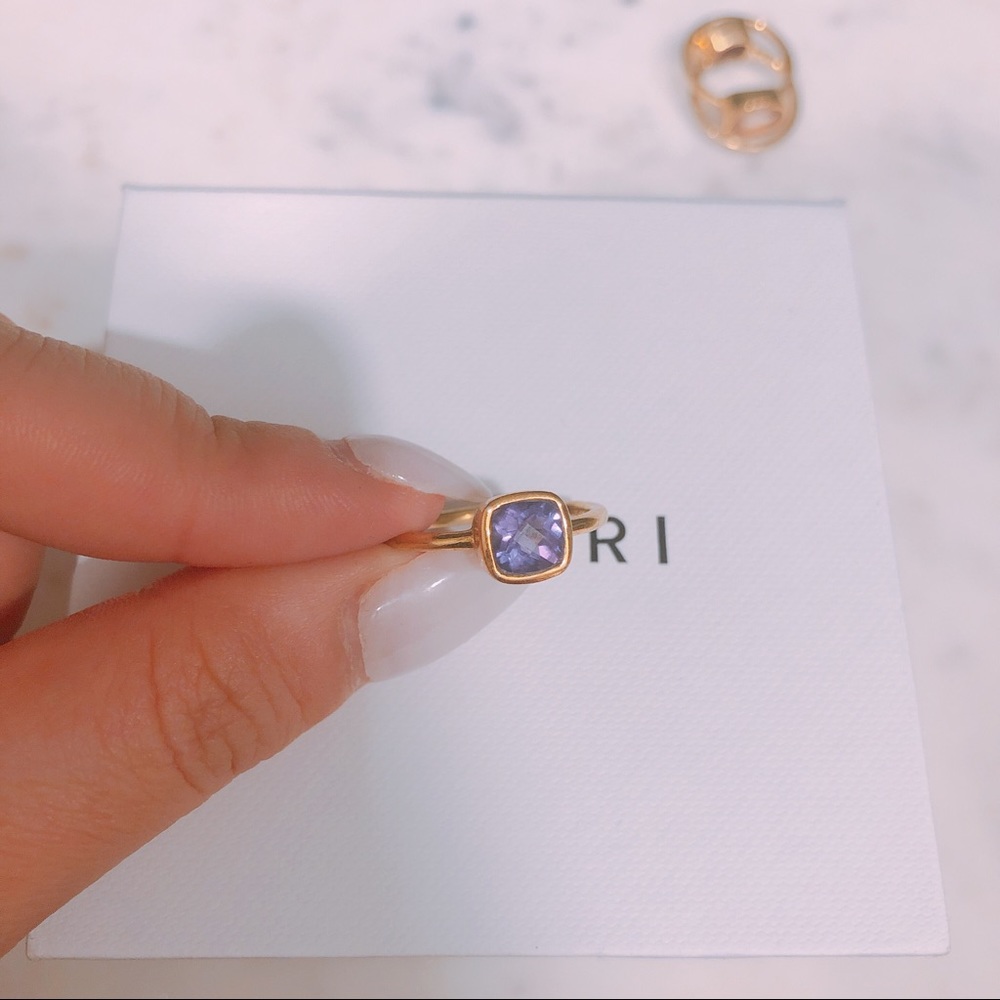 Amethyst Stacking Ring